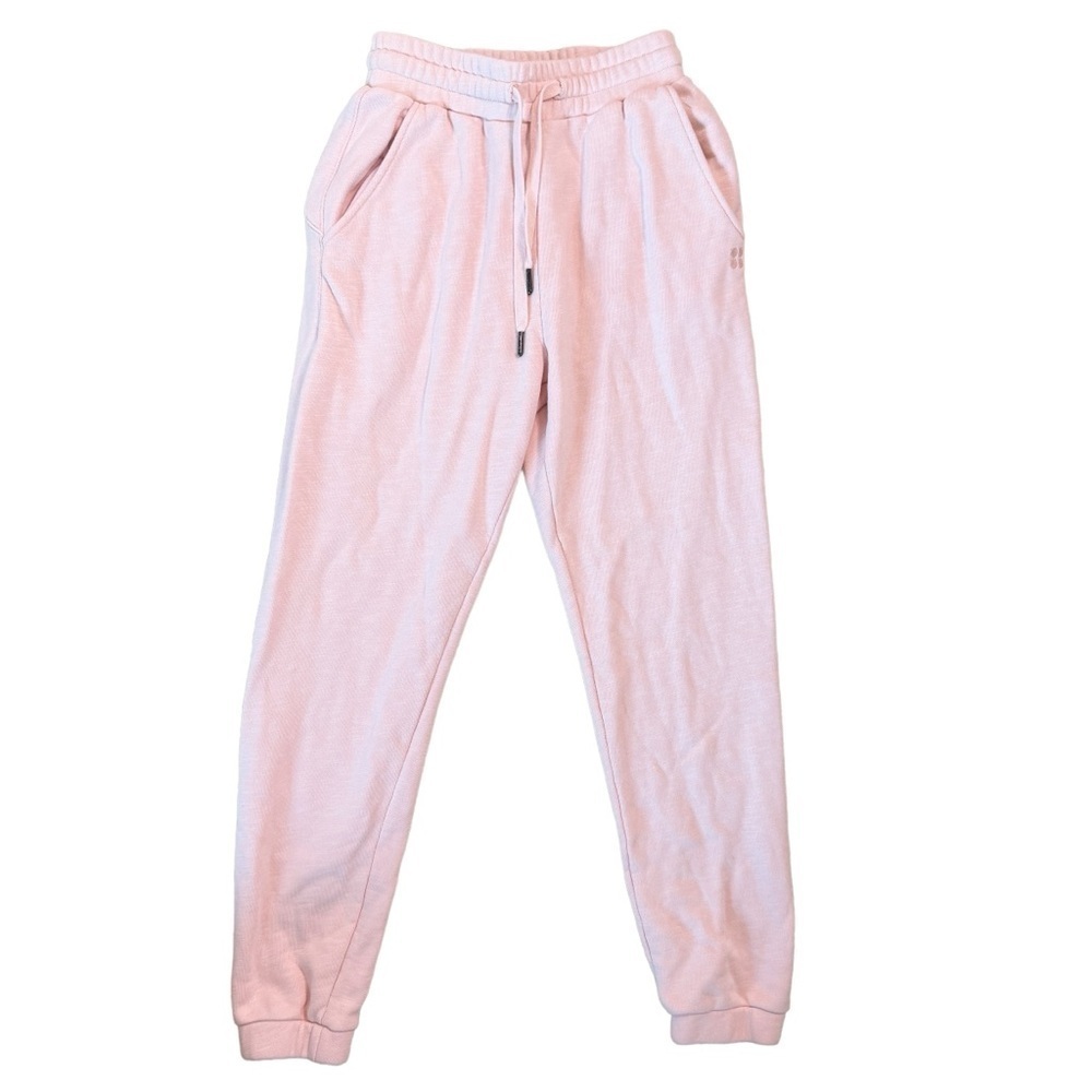 SWEATY BETTY NWOT Draw String Waist Cuffed Trouser Sweatpants Size XXS in Pink